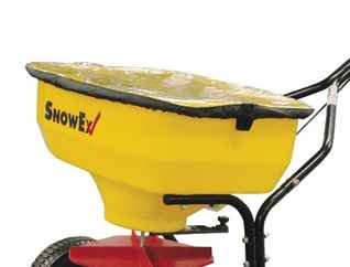 SOLD OUT - Available for Special Order. Call for Price. New SnowEx SP 85 Model, Walk Behind Steel frame, Poly Hopper Spreader, Walk Behind